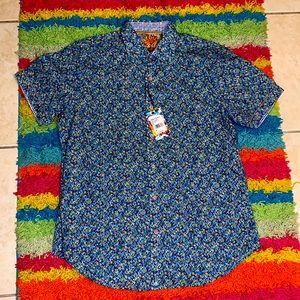 Robert graham classic fit vertliner multicolor M